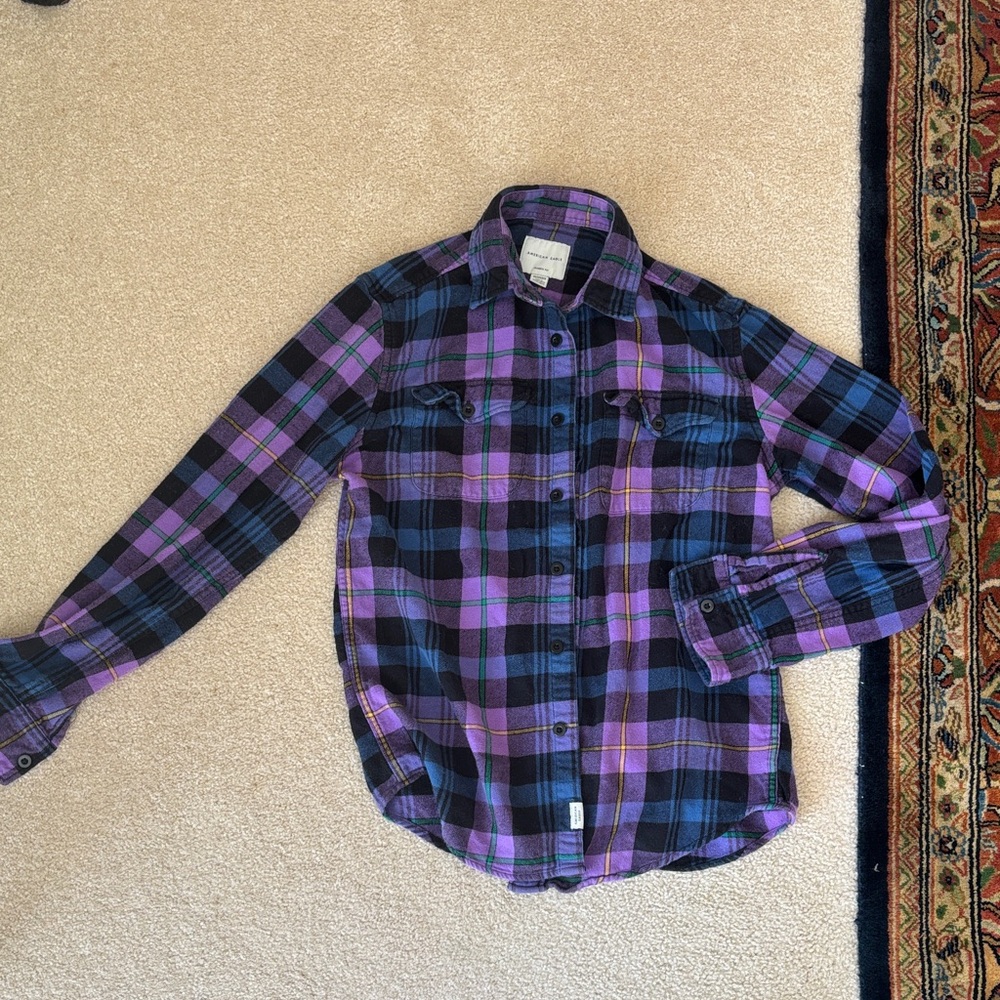 American Eagle Men's Classic Fit Flannel